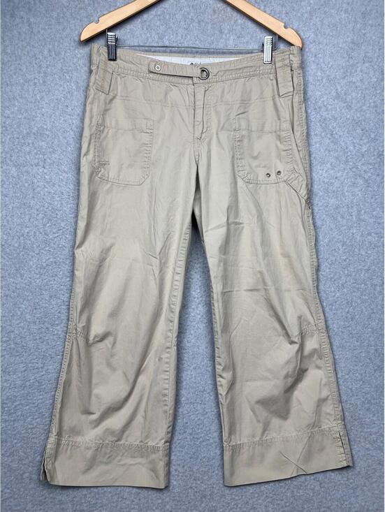 Columbia Pants - Columbia Capris Cargo Pants Womens 12 Lightweight Khaki Outdoor Sports Casual